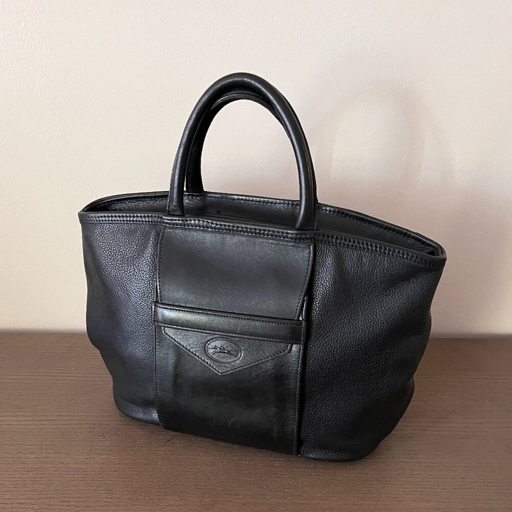 Vintage Longchamp  Leather Top Handle Bag